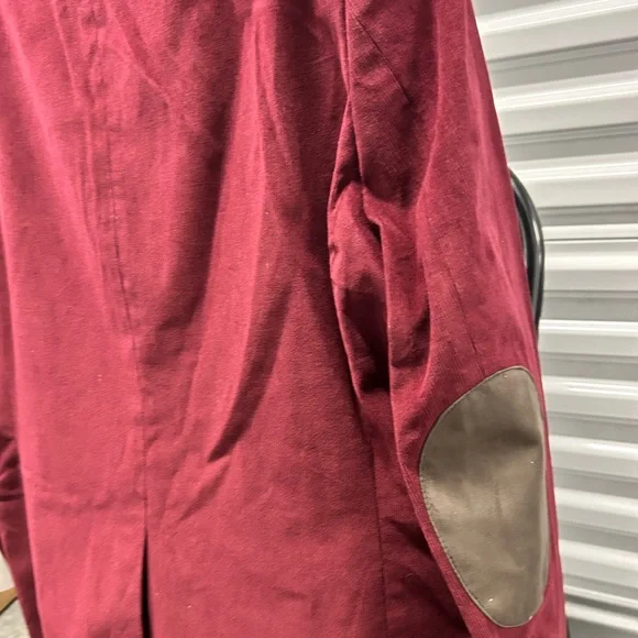 Ralph Lauren Crimson Corduroy Blazer